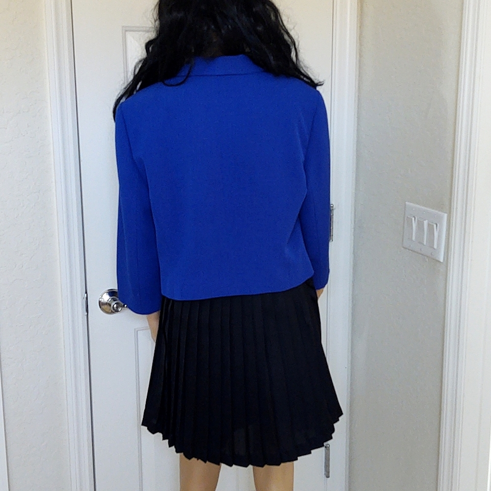 Kasper Fly Away Suit Jacket with Zipper Pocket Detail - Picture 9 of 16